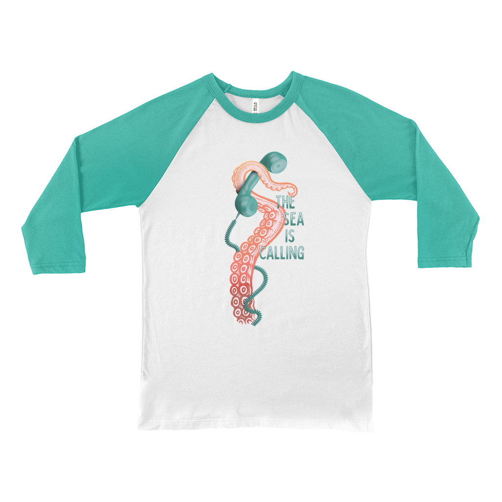 The Sea Is Calling 3/4 Sleeve Shirts