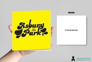 ASBURY PARK (5x5 greeting card with envelope)