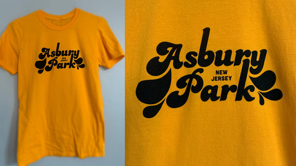 ASBURY PARK SPLASH Goldenrod T-shirt